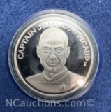 Star Trek The Next Generation 1 Troy Oz .999 Fine Silver Captain Jean-Luc Picard Bullion Coin