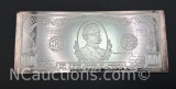 $1000 Bill .999 Fine Silver Bullion Bar 187 grams