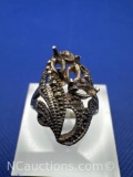 Vintage Sterling Silver Ring 4 Grams Size 8