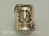 925 Israel Sterling silver ring 11 grams Sz.8