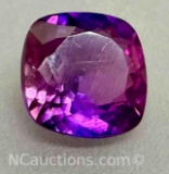 6.5ct Square Cut Purple Sapphire Gemstone
