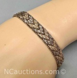 925 Italy Sterling silver bracelet 23 grams total