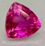 10ct Trillion Cut Pink Sapphire Gemstone