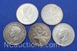 Canadian Quarters 80% Silver Coins 28 Grams