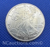 1/2 Troy Oz .999 Fine Silver Walking Liberty Bullion Coin 15 Grams