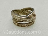 925 Sterling silver ring 7.9 grams Sz.8