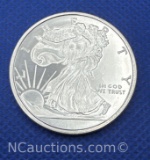 Golden State Mint 1/2 Troy Oz .999 Fine Silver Walking Liberty Coin