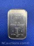 A-mark 1 Troy Oz .999 Fine Silver Bullion Bar