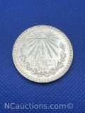 1943 Mexico Un PESO 72% Silver Coin