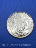 The Silver Star Oliver North 1 Troy Oz .999 Fine Silver Bullion Coin