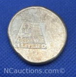 Assay Certified 1 Troy Oz .999 Fine Silver Bullion Coin