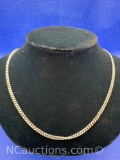 Sterling Silver Curb Chain Necklace