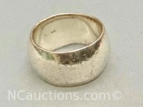 925 Sterling silver ring 12 grams Sz.7