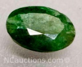 4.3ct Oval Cut Emerald Gemstone