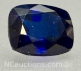 5.3ct Radiant Cut Blue Sapphire Gemstone