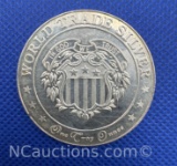 World Trade Silver 1 Troy Oz .999 Fine Silver Bullion Coin