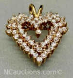 925 Sterling silver gemstone pendant necklace 4.6 grams