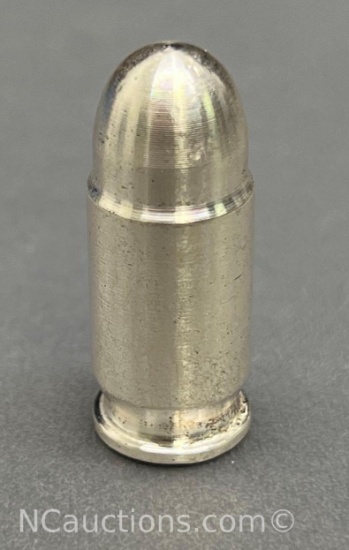 1 troy ounce .999 fine silver replica bullet 31 grams