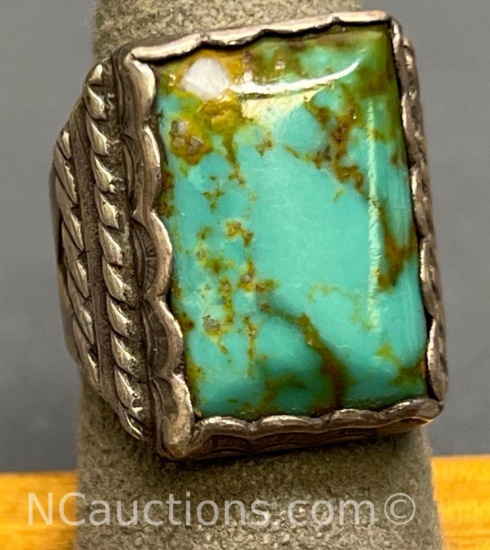 vintage Navajo sterling silver 925 ring 14 grams