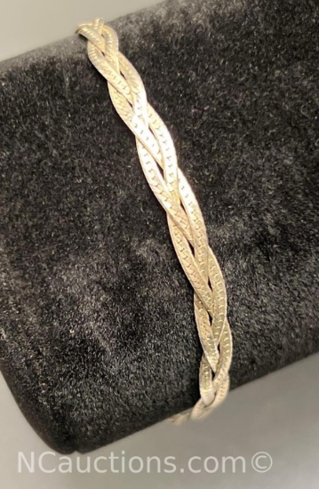 Sterling silver 925 bracelet 3 grams Signed made in Italy