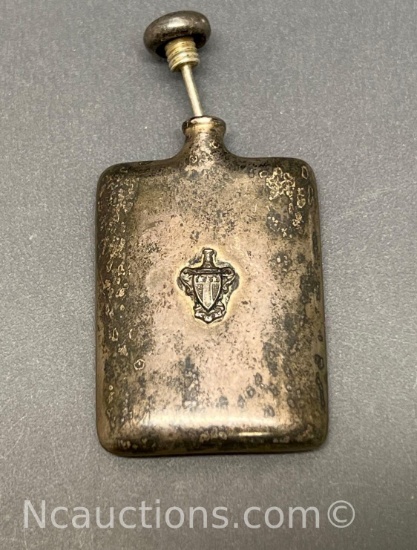 Vintage Sterling silver 925 miniature perfume or scent flask 16 grams