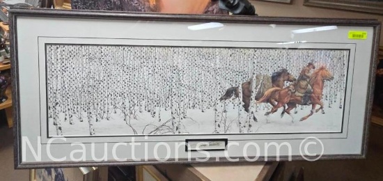 Sacred Ground Signed Bev Doolittle Framed Location El Cajon