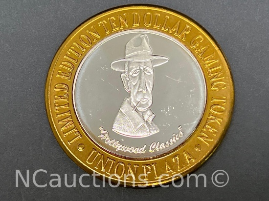 Ten dollar Gaming Token .999 Silver coin 35 grams Union Plaza