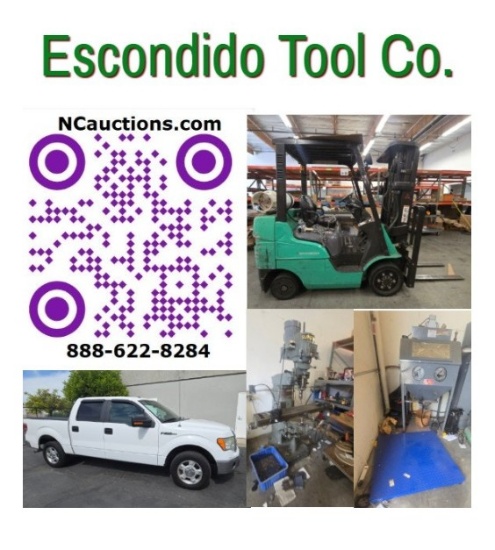 Escondido Tool Company Auction