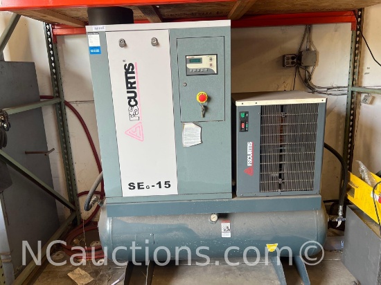 FS-Curtis SEG-15 industrial air compressor