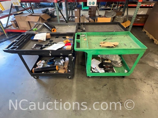 Estimated Four Work Push carts Contents Not Included