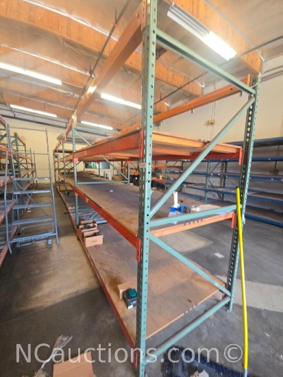 Heavy Duty Pallet Racking With plywood Five bays Contents Not Included