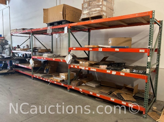 Heavy Duty Pallet Racking with plywood Three bays Contents Not included