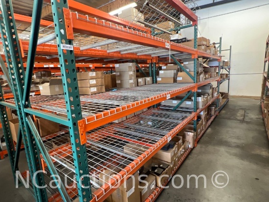 Heavy Duty Pallet Racking With plywood Three bays Contents Not Included