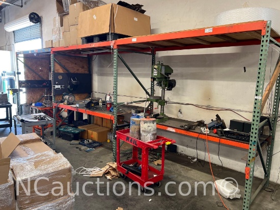 Heavy Duty Pallet Racking With plywood Three bays Contents Not Included