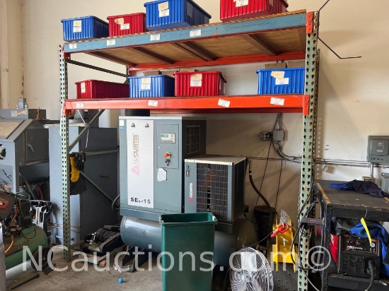 Heavy Duty Pallet Racking with plywood Single bay Contents Not included