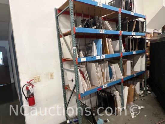Heavy Duty Pallet Racking With plywood Three bays Contents Not Included