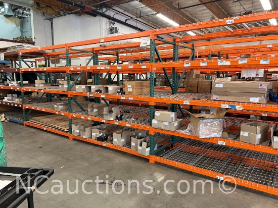 Heavy Duty Pallet Racking Four bays Contents Not Included