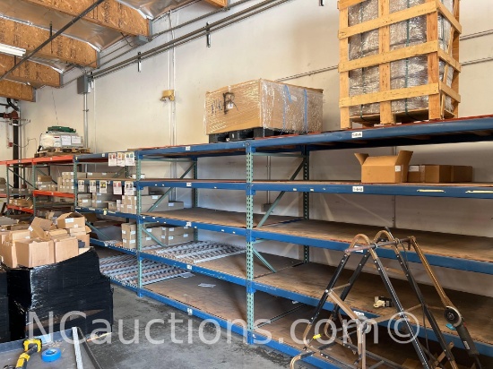 Heavy Duty Pallet Racking With plywood Six bays Contents Not Included