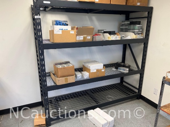 Heavy duty commercial storage racking contents not included upstairs