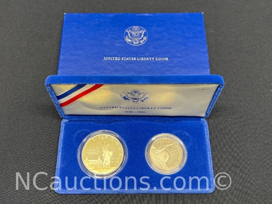 1986 Statue of Liberty Centennial 90% Silver Coin 27 grams