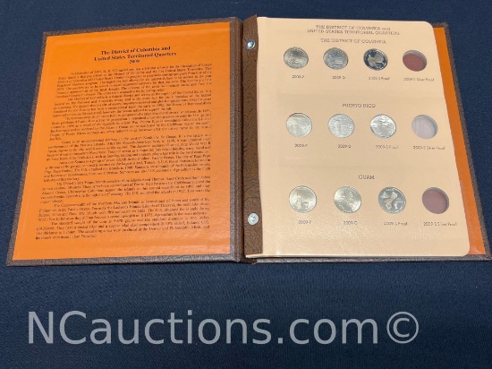 District of Columbia Territorial Quarters collection Dansco slipcase