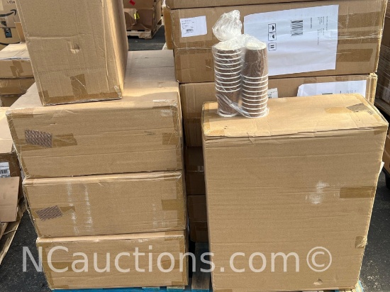 One pallet 40x48x75 inches estimated 13 boxes coffee cups
