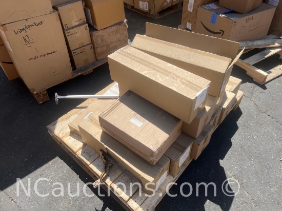 One pallet 40x48x24 inches estimated 11 boxes toilet plungers
