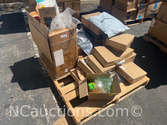 One pallet 40x48x36 inches estimated 6 boxes Mann filter shirts etc.