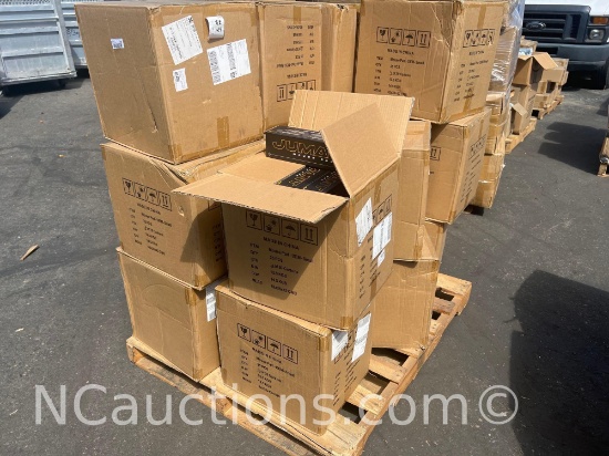 One pallet 40x46x56 inches estimated 16 boxes Jumant mouse pads