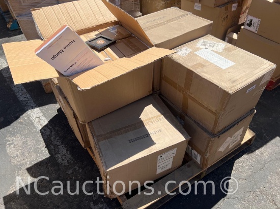 One pallet 40x48x36 inches estimated 8 boxes home Margo picture frame