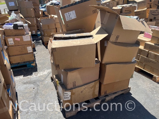One pallet 40x48x56 inches estimated 14 boxes mini boo hooded towels