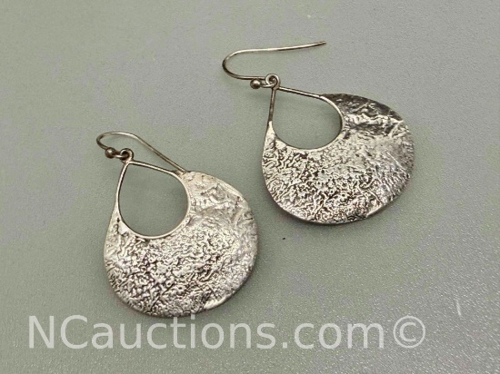 925 Fancy Sterling Silver Earrings 7.7 grams total