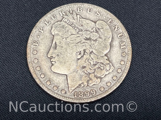 1899 United States Morgan 90% Silver Dollar 26 grams