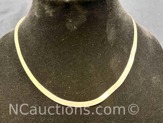 925 Italy Sterling Silver I love you Chain Necklaces 9 grams total